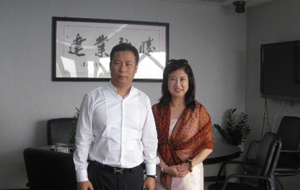美國舊金山市長夫人蒞臨本集團參觀考察