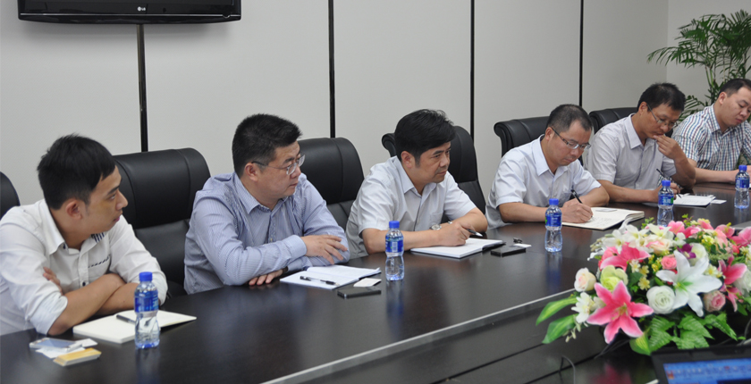 海寧市市長攜一行來我司考察交流