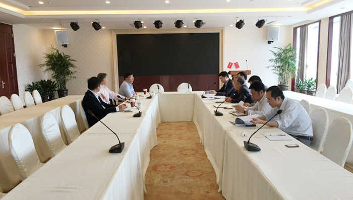 墨蘭資本董事會(huì)主席徐朋博士一行到中金國泰洽談交流